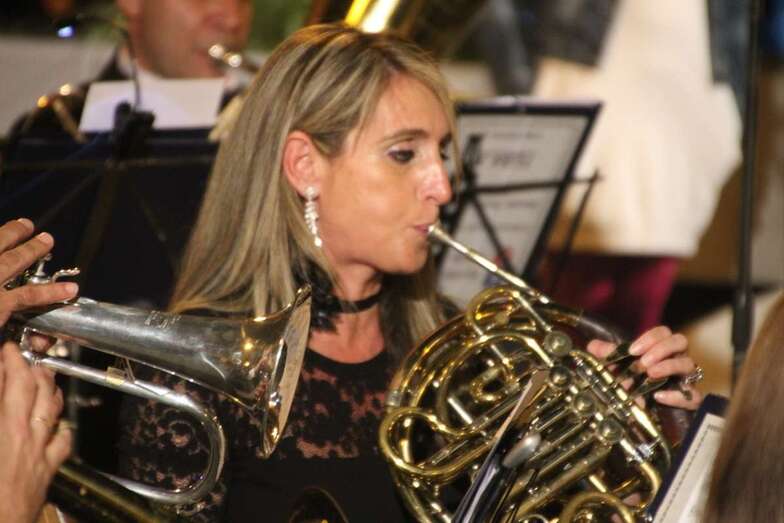 Imagen de archivo de una componente de la Banda Municipal de Música (Foto TA)